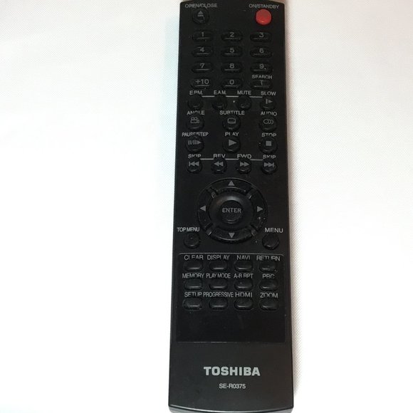 Toshiba DVD Remote Control SE-R0375 SDK1000KU SDK990KU SD7200KU SD7300KU - Picture 1 of 5